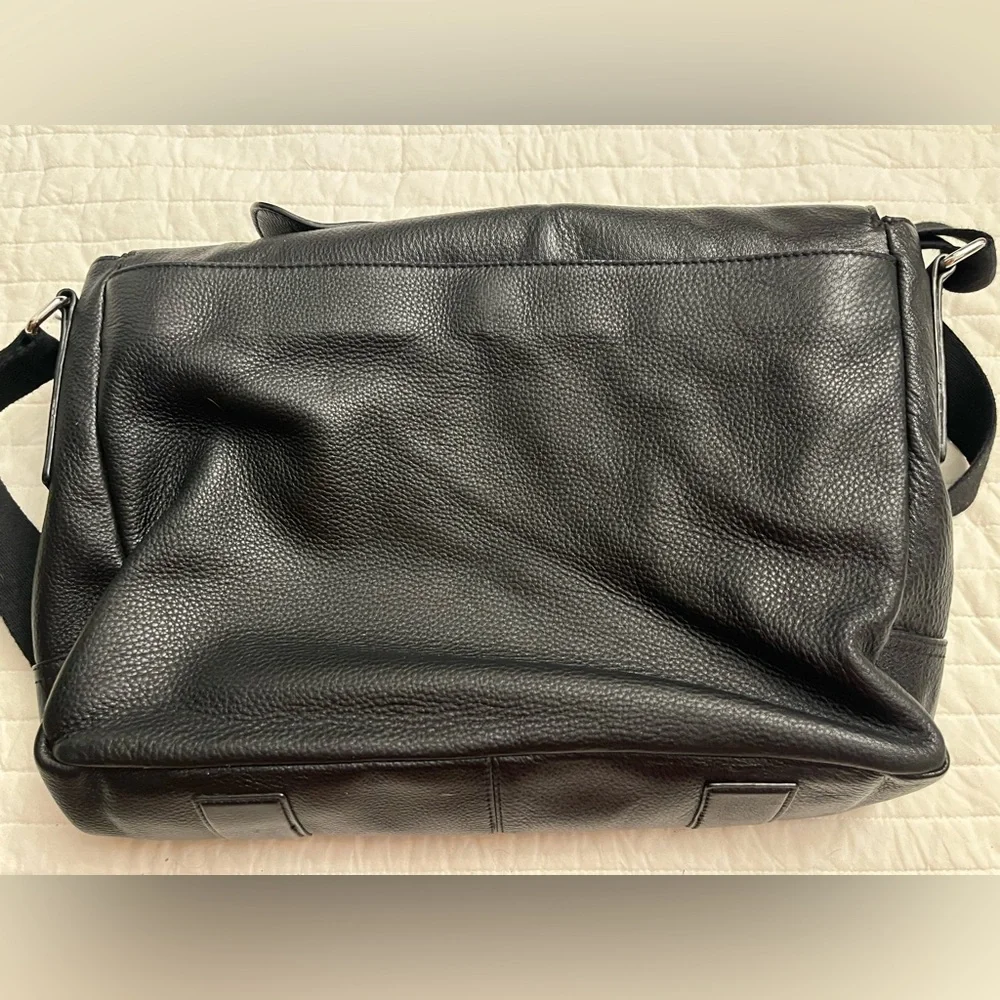 Banana Republic Greyson Leather Messenger Laptop Bag